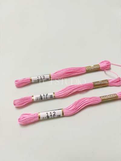 日本原裝進口COSMO 25番繡線 [色號100-129] 區間12
