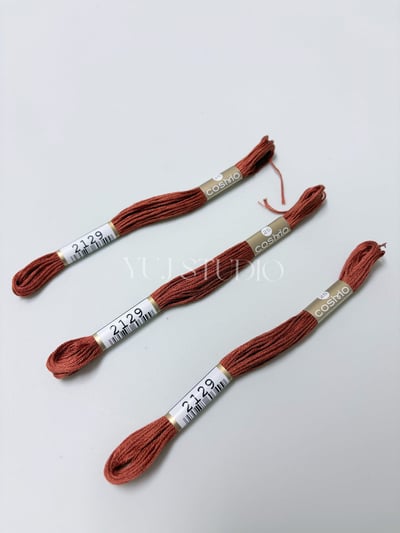 日本原裝進口COSMO 25番繡線 [色號2118-3299] 區間3