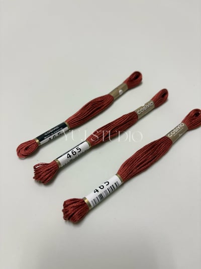 日本原裝進口COSMO 25番繡線 [色號386-480A] 區間18