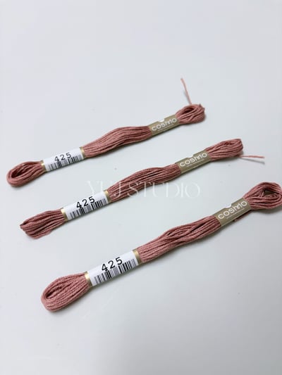 日本原裝進口COSMO 25番繡線 [色號386-480A] 區間9