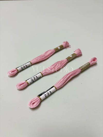 日本原裝進口COSMO 25番繡線 [色號216-269] 區間4
