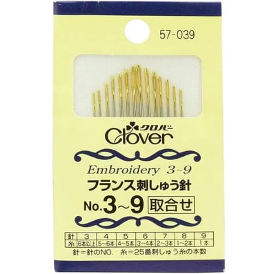 【日本Clover可樂牌】刺繡針NO.3-92