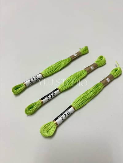 日本原裝進口COSMO 25番繡線 [色號270-323] 區間2