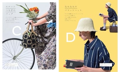 ECO ANDARIA＆ANDARIA SOFT編織夏季帽子與日常提袋作品集3