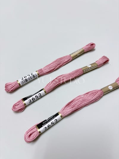 日本原裝進口COSMO 25番繡線 [色號2118-3299] 區間20