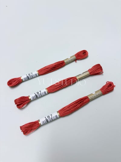 日本原裝進口COSMO 25番繡線 [色號140-214] 區間18