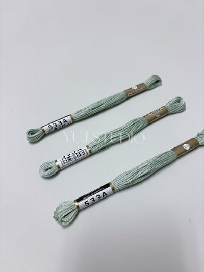 日本原裝進口COSMO 25番繡線 [色號481A-600] 區間10