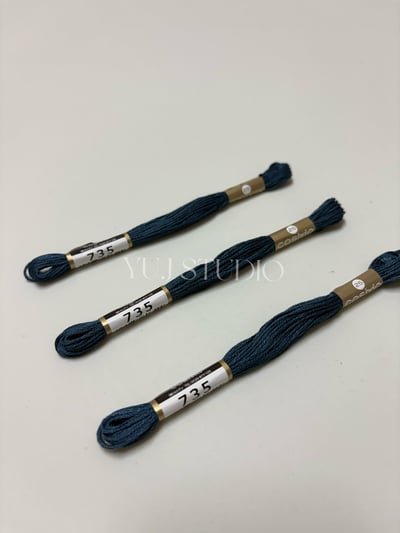 日本原裝進口COSMO 25番繡線 [色號713-843] 區間7