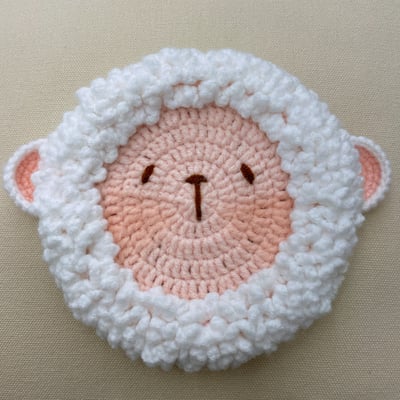 YU.J 100%手工【瞇瞇羊杯墊】11