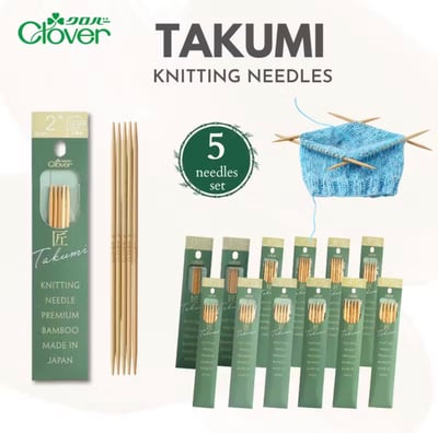 【日本Clover可樂牌】匠系列 編織棒針 五本針1