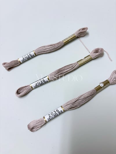 日本原裝進口COSMO 25番繡線 [色號2004-2117] 區間17