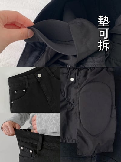 韓國 豐胯 女團 彈性熱褲 S-2XL 豐胯墊可拆2