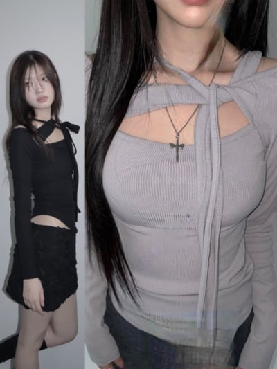 多ways 綁帶芭蕾 挖空T1