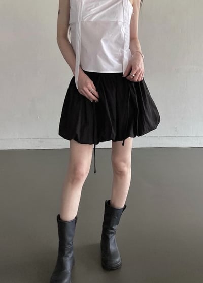 浪漫顯瘦 氣球褲裙(內裡安全褲)4