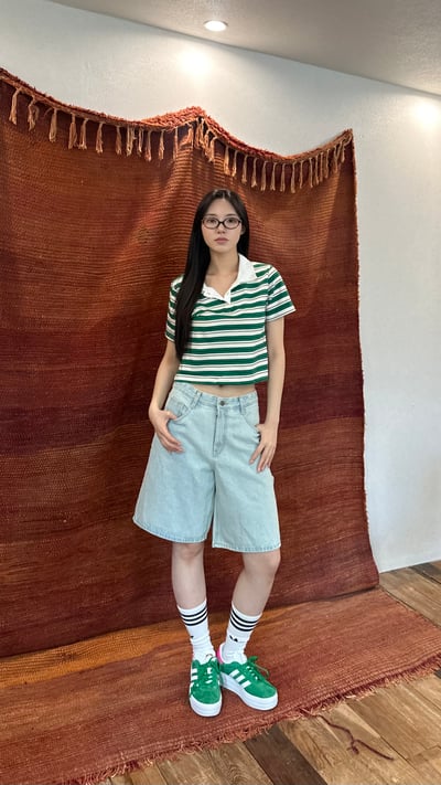 夏日必買百搭 五分牛仔褲3