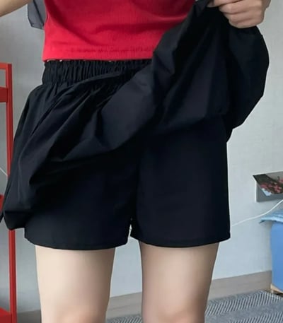 浪漫顯瘦 氣球褲裙(內裡安全褲)11