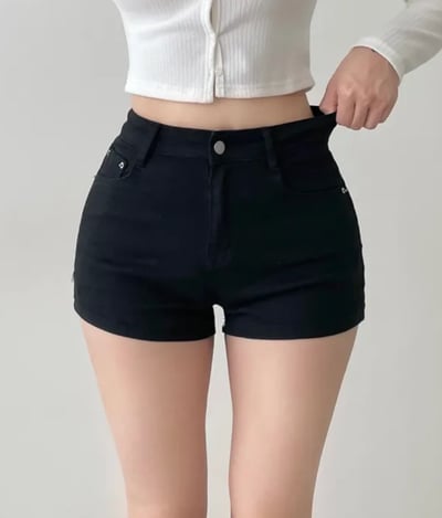 韓國 豐胯 女團 彈性熱褲 S-2XL 豐胯墊可拆13