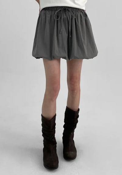 浪漫顯瘦 氣球褲裙(內裡安全褲)7