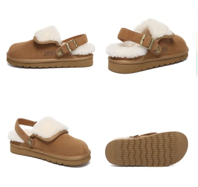 25 UGG 羊毛 翻舌 涼拖2穿3
