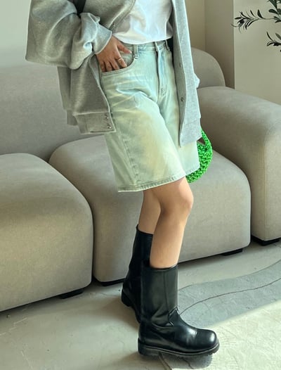 夏日必買百搭 五分牛仔褲4