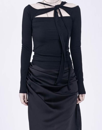 多ways 綁帶芭蕾 挖空T13