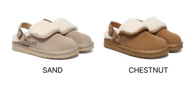 25 UGG 羊毛 翻舌 涼拖2穿1