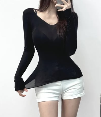 真的收腰版型 天絲33% 春日女神T 正韓製18