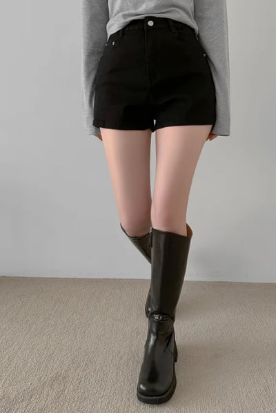 韓國 豐胯 女團 彈性熱褲 S-2XL 豐胯墊可拆17