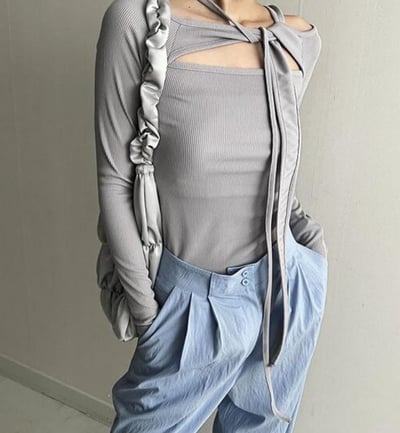 多ways 綁帶芭蕾 挖空T8