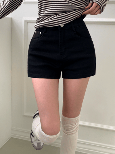 韓國 豐胯 女團 彈性熱褲 S-2XL 豐胯墊可拆1