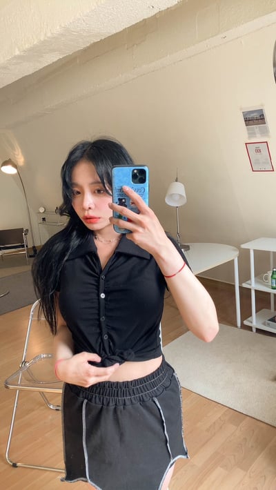 新沙洞小姐姐 抓皺日常 排釦開衫14