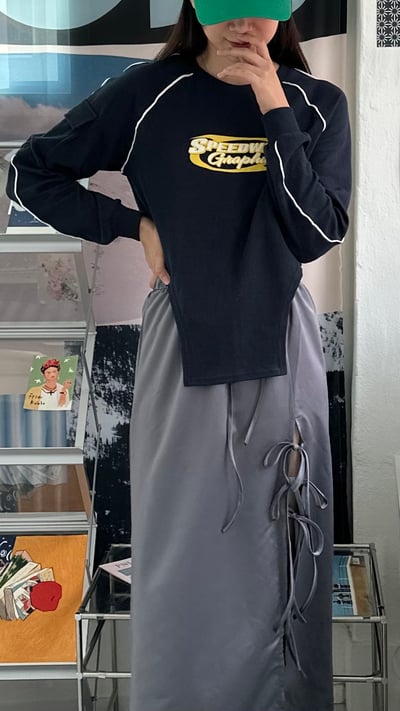 美式設計感衛衣(手臂有口袋) - 便利店舒服HIP2