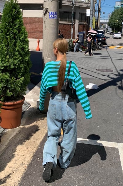 毛怪的萬聖節 萌袖短版針織 - 跟你們說條紋捲土重來7