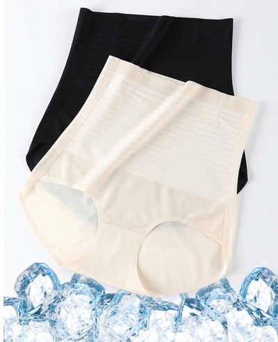 {第4團}涼感-5度 韓國透氣 無痕塑身收腹褲16