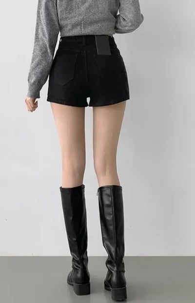 韓國 豐胯 女團 彈性熱褲 S-2XL 豐胯墊可拆18