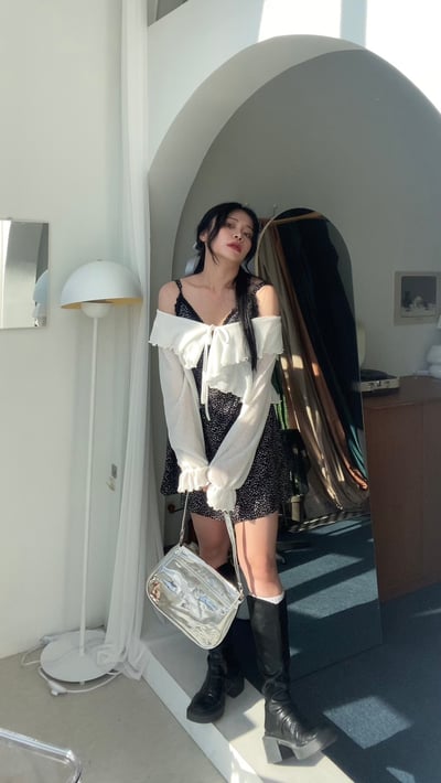 ROMANCE- 大荷葉邊浪漫 防曬罩衫上衣4