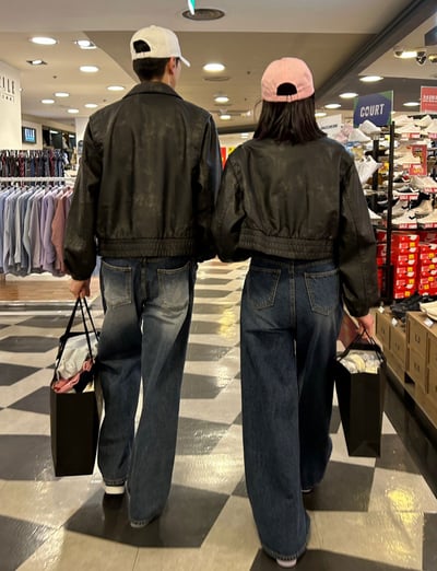 必買 Miu風 復古刷色雙拉鍊皮外套 （男女款）13