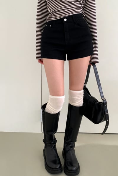 韓國 豐胯 女團 彈性熱褲 S-2XL 豐胯墊可拆8