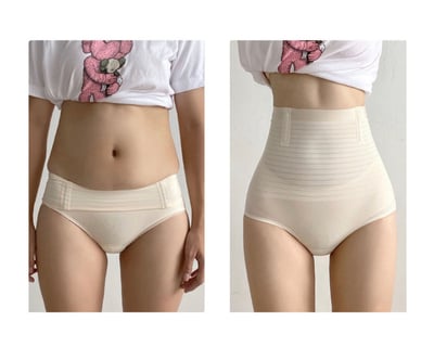 {第4團}涼感-5度 韓國透氣 無痕塑身收腹褲3