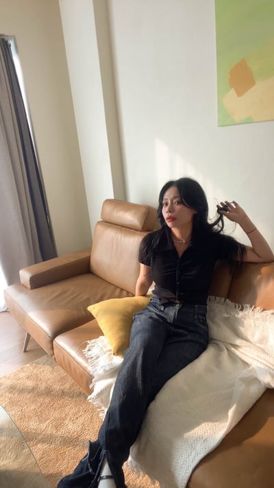 新沙洞小姐姐 抓皺日常 排釦開衫15