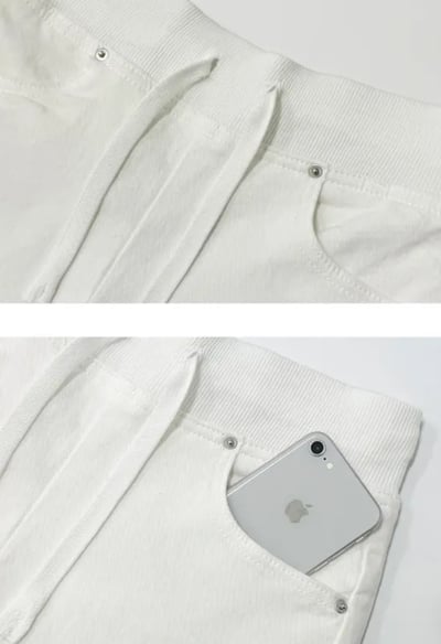 韓國 修飾小腹寬鬆緊 豐胯彈性短褲（墊可拆）S-2XL18