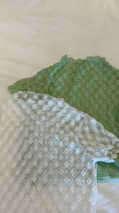 J 蕾絲百搭透膚 短袖內搭2