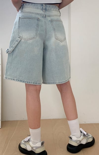 夏日必買百搭 五分牛仔褲6