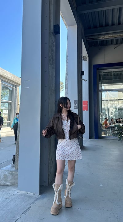 必買 Miu風 復古刷色雙拉鍊皮外套 （男女款）20