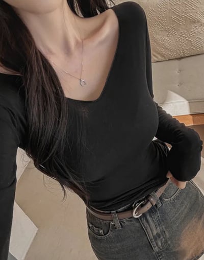 真的收腰版型 天絲33% 春日女神T 正韓製17