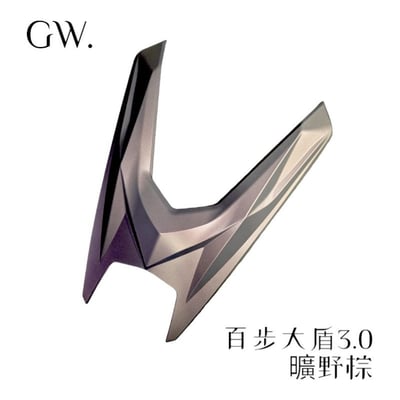 《冠威》SYM MMBCU 百步大盾 3.0 ABS版本 素材不用等 原廠/改裝大燈適用 無瀏海 曼巴大盾面罩  貼覆式6