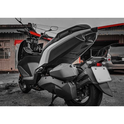 《冠威》SYM MMBCU 曼巴毒刺尖尾 造型尾翼尾蓋 上下寬體套件 黏貼式ABS材質 素材噴漆系列5