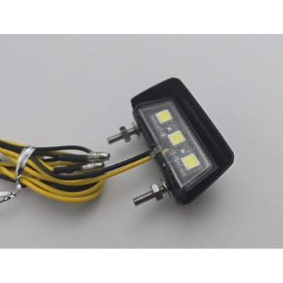 《冠威》水滴型 通用 牌照燈 牌照燈蓋 黏貼式 遮光罩4