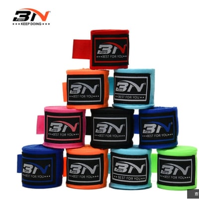 ~子甄彣璟~BN 彈力 繃帶 纏手帶 拳擊 搏擊 散打 綁手帶 護手帶 阻力帶 健身舉重 手綁帶 纏帶 護手帶 武術訓練8