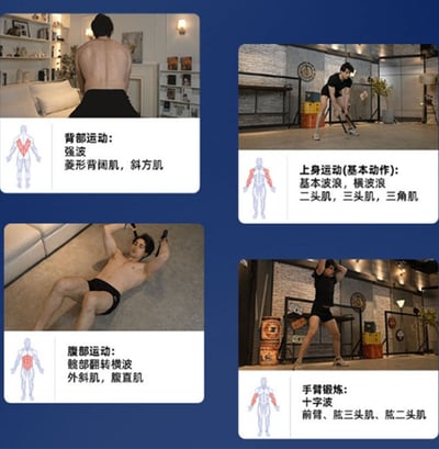 ~子甄彣璟~無繩戰繩 體能訓練 格鬥繩 健身繩 甩繩 戰繩 戰鬥繩 訓練繩 核心訓練 全身運動 臂力重力訓練 2